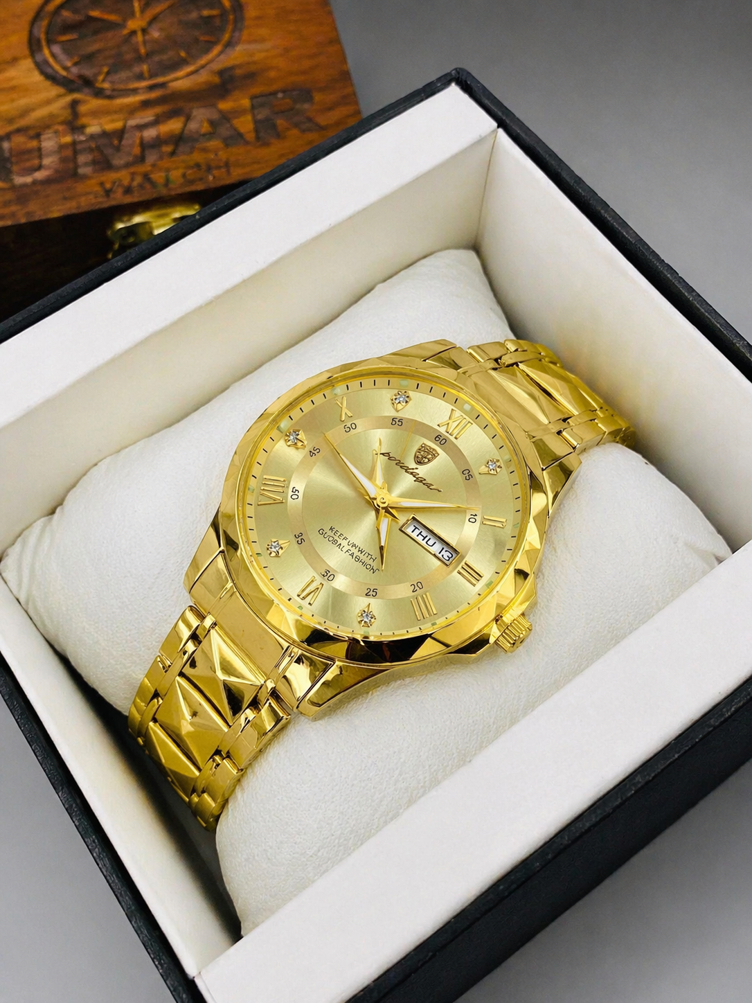 Luxury Watch watch full Golden with Day date function