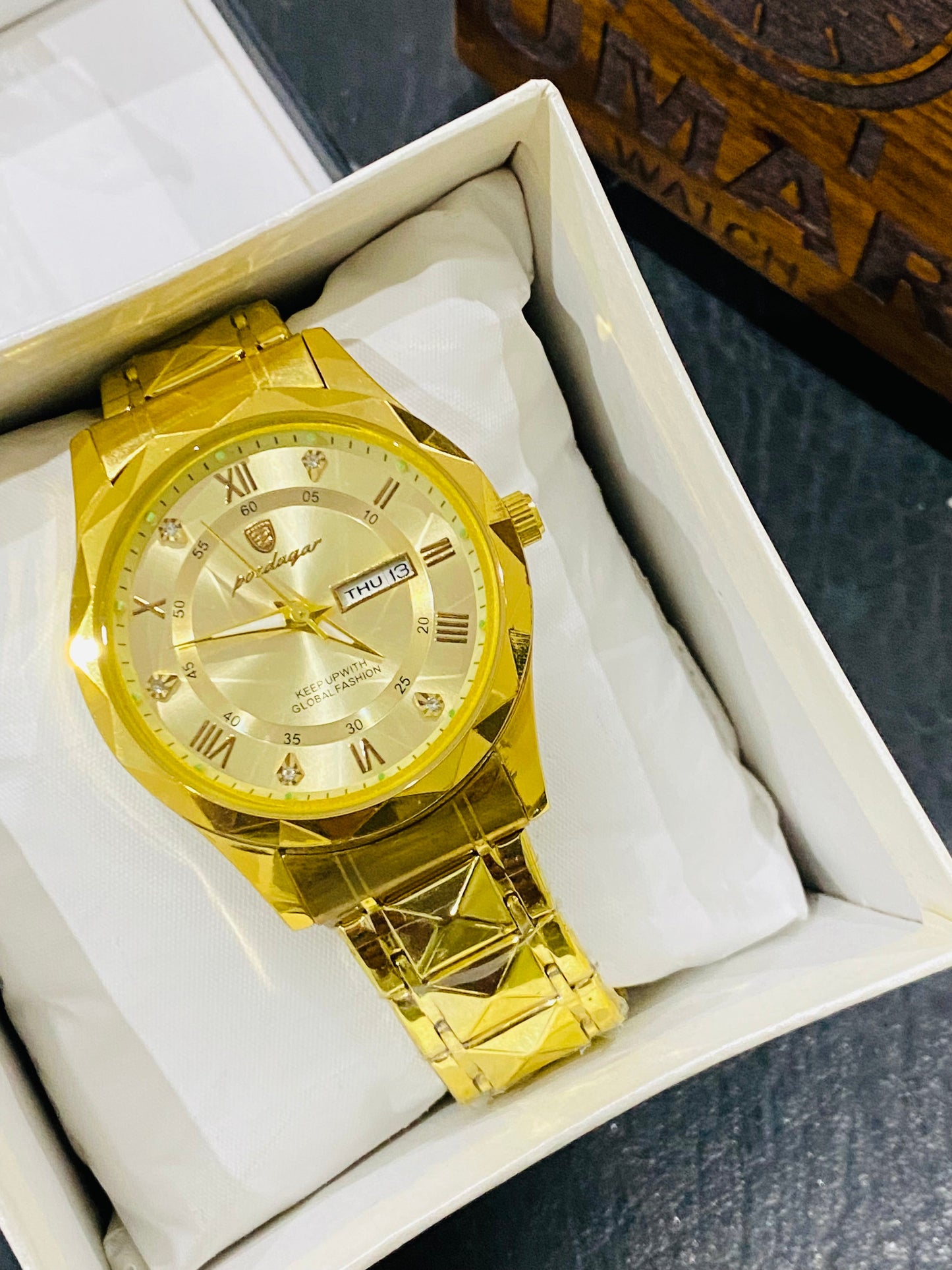 Luxury Watch watch full Golden with Day date function
